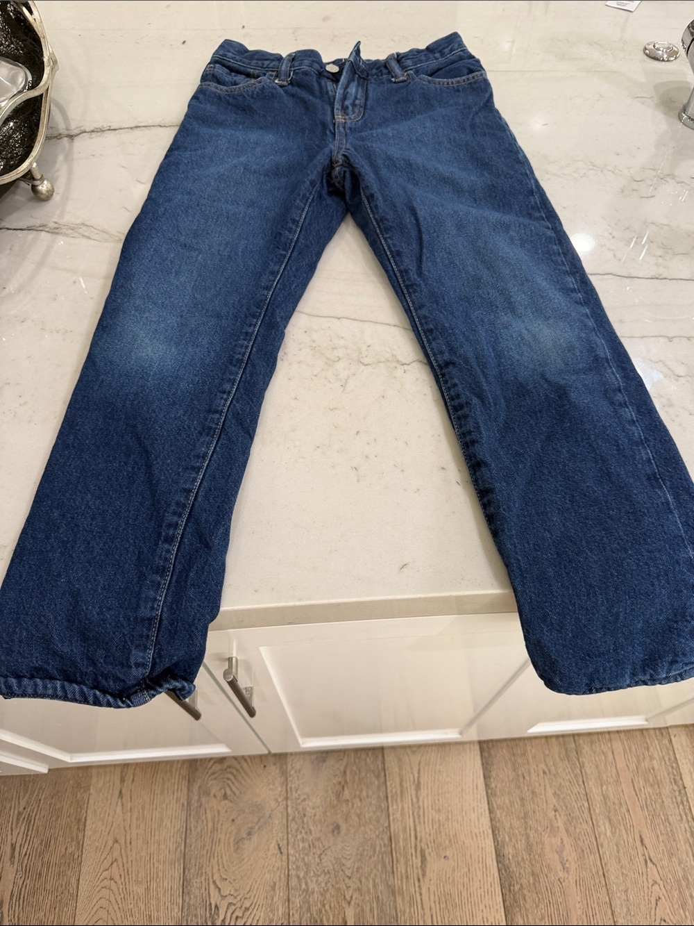 GAP Kids Dark Blue Straight-Leg Jeans